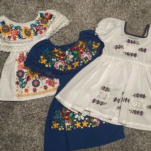 Handmade from Mexico Embroidered Dresses